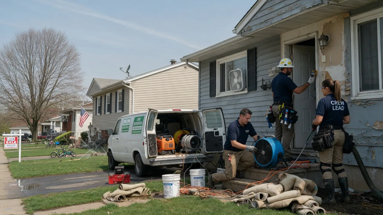 Flood Cleanup in Mountain Lakes, NJ near me